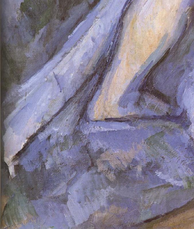 Paul Cezanne Detail of  Portrait of bather oil painting image